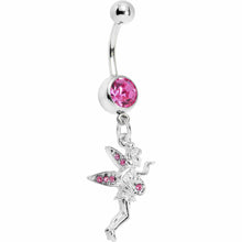 Load image into Gallery viewer, Pink Gem Wishful Fairy Belly Ring
