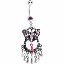 Load image into Gallery viewer, Antique Butterfly Chandelier Belly Ring
