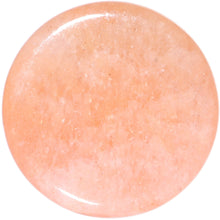 Load image into Gallery viewer, 00G Peach Jade Semi Precious Stone Saddle Plug Set
