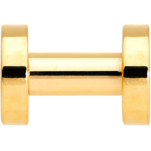 Load image into Gallery viewer, 8G Gold Plated Screw Fit Tunnel Set
