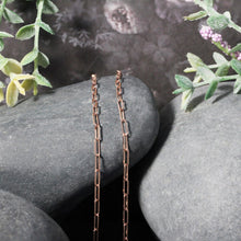 Load image into Gallery viewer, 14K Rose Gold Delicate Paperclip Chain (2.1mm)
