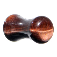 Load image into Gallery viewer, 4G Red Tiger Eye Natural Stone Plug
