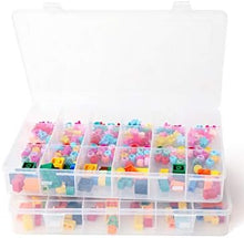 Load image into Gallery viewer, Clear Plastic Organizer Box with Dividers for Tools
