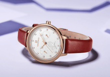 Load image into Gallery viewer, Stylish Womens Elegant With Double Zircon And Two Chronometer Day And Date Luxury Watch
