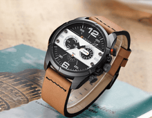 Load image into Gallery viewer, Men's  Waterproof Retro Style Watch With Excellent  Background, Chronometers  Large Numbers Perfect Gift
