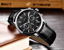 Load image into Gallery viewer, Men's  Waterproof Watch With Chronometers Day View Sport Analog Watches Excellent Look Perfect Gift For Him
