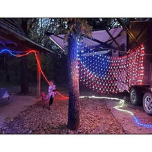 Load image into Gallery viewer, 420 LED American Advanced Flag String Lights
