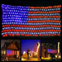 Load image into Gallery viewer, 420 LED American Advanced Flag String Lights
