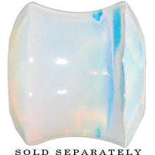 Load image into Gallery viewer, 2G Opalite Semi Precious Stone Faceted Double Flare Plug
