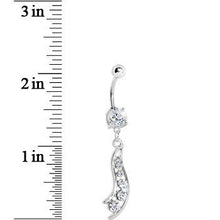 Load image into Gallery viewer, Crystalline Gem Journey Swirl Belly Ring

