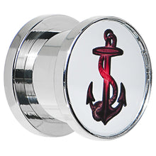 Load image into Gallery viewer, 1/2 Stainless Steel Anchor Light Up Plug
