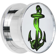 Load image into Gallery viewer, 5/8 Stainless Steel Anchor Light Up Plug
