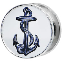 Load image into Gallery viewer, 5/8 Stainless Steel Anchor Light Up Plug
