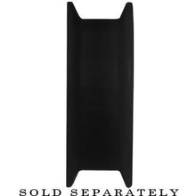 Load image into Gallery viewer, 45mm Black Ultra Soft Double Flat Flare Silicone Tunnel
