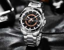 Load image into Gallery viewer, Men's  Modern Sports Waterproof Watch Luxury Unique Design  Fluorescent Hands Perfect Gift
