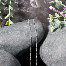 Load image into Gallery viewer, 14k White Gold Round Cable Link Chain 1.1mm
