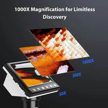 Load image into Gallery viewer, 4.3'' IPS LCD Digital Microscope 1000X Magnification Microscope
