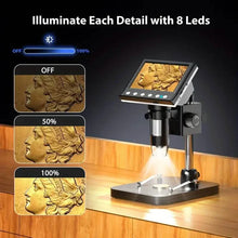 Load image into Gallery viewer, 4.3'' IPS LCD Digital Microscope 1000X Magnification Microscope
