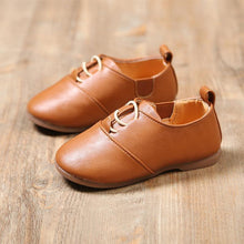 Load image into Gallery viewer, Luxury Leather Spring And Autumn Children Durable Shoe Boys And Girls Shoes Baby Walkers Casual Shoes
