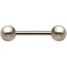 Load image into Gallery viewer, 14G Grade 23 Solid Titanium Barbell 1/2 5mm
