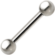 Load image into Gallery viewer, 14G Grade 23 Solid Titanium Barbell 3/8 4mm
