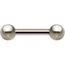 Load image into Gallery viewer, 14G Grade 23 Solid Titanium Barbell 5/16 4mm
