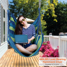 Load image into Gallery viewer, 440lbs Hanging Hammock with 2 Pillows
