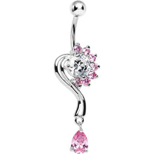 Load image into Gallery viewer, Passion Pink Gem Dream Starlet Belly Ring
