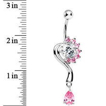 Load image into Gallery viewer, Passion Pink Gem Dream Starlet Belly Ring
