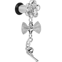 Load image into Gallery viewer, Clear Gem My Lady Flower Gun Dangle Plug Sizes 5mm to 12mm
