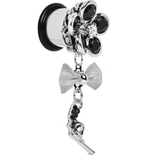 Load image into Gallery viewer, Black Gem My Lady Flower Gun Dangle Plug Sizes 5mm to 12mm
