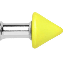 Load image into Gallery viewer, 4G Yellow Neon Cone Stainless Steel Plug
