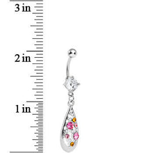 Load image into Gallery viewer, Multi-Color Gem Elegant Teardrop Dangle Belly Ring
