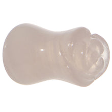 Load image into Gallery viewer, 2G Natural Rose Quartz Blooming Flower Stone Saddle Plug
