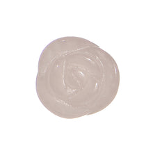 Load image into Gallery viewer, 2G Natural Rose Quartz Blooming Flower Stone Saddle Plug
