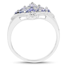 Load image into Gallery viewer, 1.53 Carat Genuine Tanzanite .925 Sterling Silver Ring
