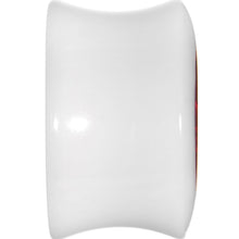 Load image into Gallery viewer, 5/8 White Acrylic Red Metallic Rose Flower Plug
