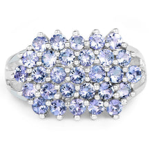 Load image into Gallery viewer, 2.03 Carat Genuine Tanzanite .925 Sterling Silver Ring
