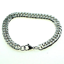 Load image into Gallery viewer, Luxury Miami Stainless Steel Chain Bracelets For  Men Flat Curb Bracelet Hip Hop Rock Sports Jewelry Style

