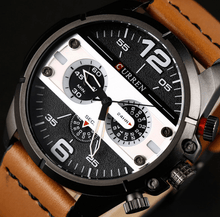 Load image into Gallery viewer, Men's  Waterproof Retro Style Watch With Excellent  Background, Chronometers  Large Numbers Perfect Gift
