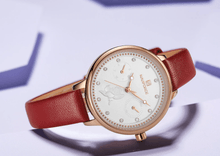Load image into Gallery viewer, Stylish Womens Elegant With Double Zircon And Two Chronometer Day And Date Luxury Watch

