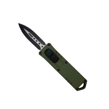 Load image into Gallery viewer, 2-Pack: 4.5" Dagger Blade OTF Knife with Belt Clip
