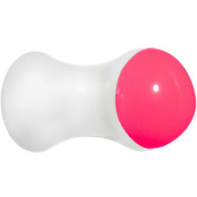 Load image into Gallery viewer, 4G White Neon Pink Acrylic Saddle Plug
