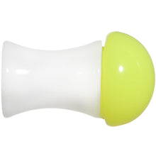 Load image into Gallery viewer, 2G White Neon Yellow Acrylic Saddle Plug
