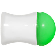 Load image into Gallery viewer, 0G White Neon Green Acrylic Saddle Plug
