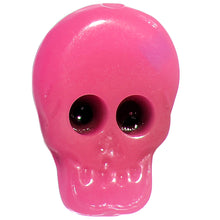 Load image into Gallery viewer, 4G Acrylic Neon Pink Skull Saddle Plug

