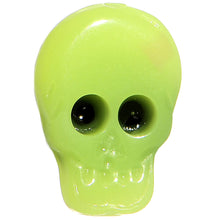 Load image into Gallery viewer, 4G Acrylic Neon Yellow Skull Saddle Plug
