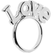 Load image into Gallery viewer, Size 6 Silver Tone Choose Love Ring
