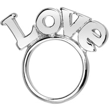 Load image into Gallery viewer, Size 6 Silver Tone Choose Love Ring
