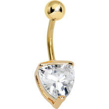 Load image into Gallery viewer, Crystalline Gem Gold Plated Belly Ring
